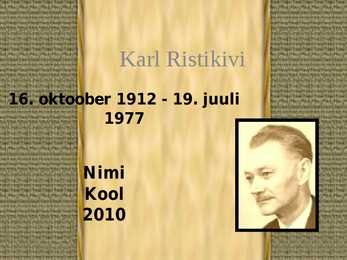 Karl Ristikivi