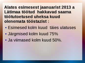 Läti Sotsiaalpoliitika tutvustus #11