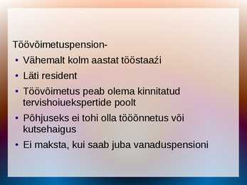 Läti Sotsiaalpoliitika tutvustus #13
