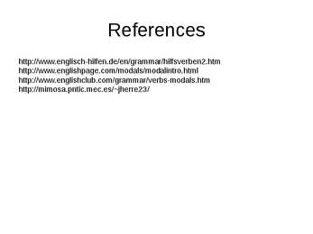 Modals #14