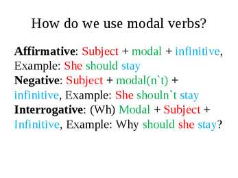 Modals #3
