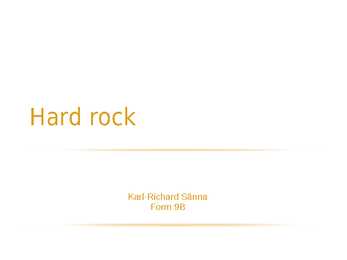 Hard rock