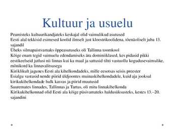 Renessansiajastu Eestis ja Eesti rahvamuusika #5