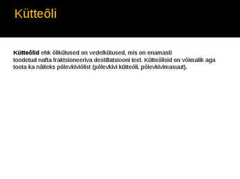 Õlid #3