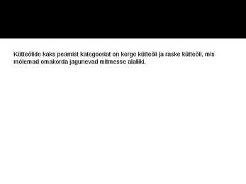 Õlid #4