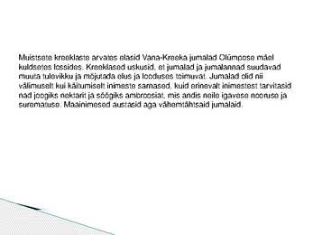 Vana-Kreeka Jumalad #2