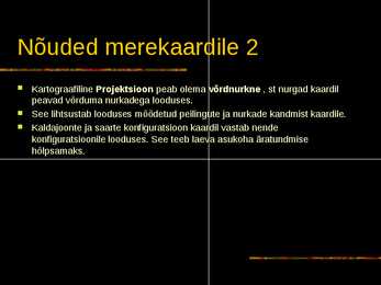 Merkaatori projektsioon #5