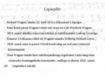 Wilhelm Richard Wagner #2