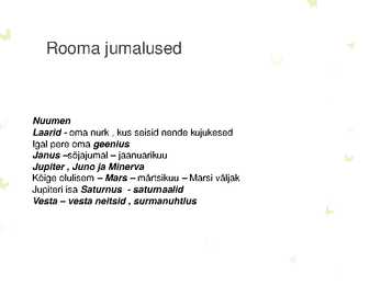 Usk Rooma riigis #2
