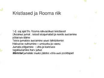 Usk Rooma riigis #9