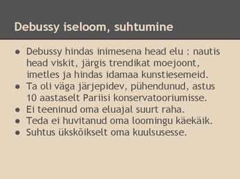 Claude Debussy #6