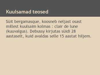 Claude Debussy #7