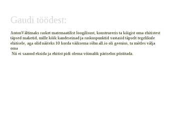 Antonio Gaudi #7