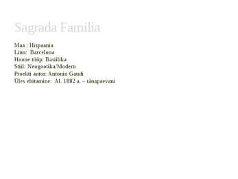 Antonio Gaudi #9