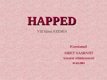HAPPED