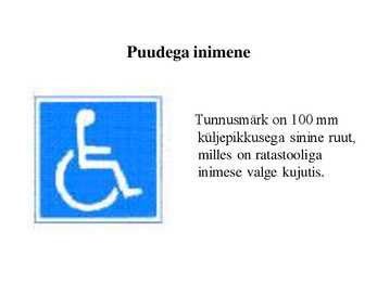 Autoõpetus-TUNNUSMÄRGID #5