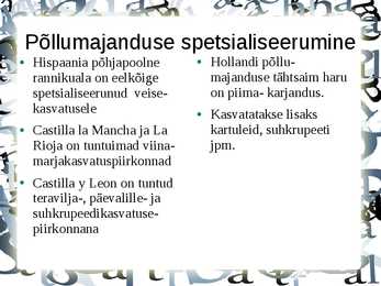Hispaania ja Holland #6