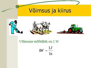 Elektrivoolu töö ja võimsus #13