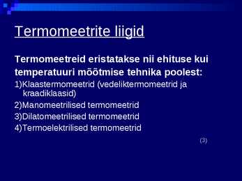 Termomeeter #3