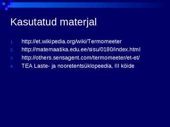 Termomeeter #9