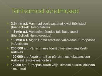 Inimese kujunemine #10