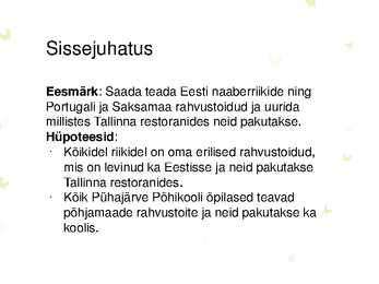 PÕHJAMAA RIIKIDE NING SAKSAMAA JA PORTUGALI RAHVUSTOIDUD #2