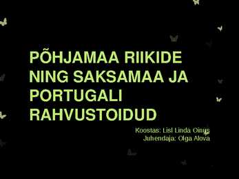 PÕHJAMAA RIIKIDE NING SAKSAMAA JA PORTUGALI RAHVUSTOIDUD