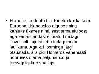 Homeros #6