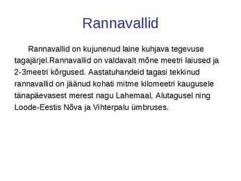Mere-järve ja põhjavee tekkelised pinnavormid #3