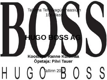 Hugo Boss AG