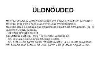 REFERAADI KIRJUTAMINE #2