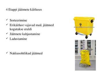 Meditsiiniliste jäätmete käitlus #3