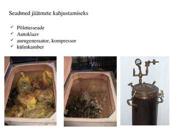 Meditsiiniliste jäätmete käitlus #4