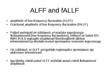 Andmetöötlus funktsionaalse seotuse hindamiseks puhkeoleku fMRT-s #29