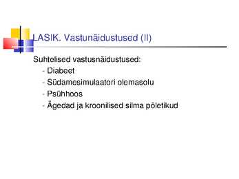 Laserite kasutamine silmakirurgias #26
