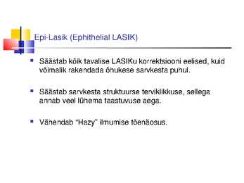 Laserite kasutamine silmakirurgias #29