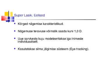 Laserite kasutamine silmakirurgias #35