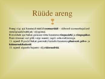 Aadel-relvastus ja linnakultuur #11