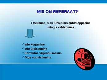 REFERAADI KOOSTAMISE ABC #2