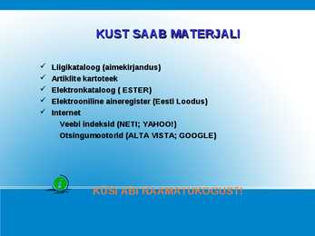 REFERAADI KOOSTAMISE ABC #5