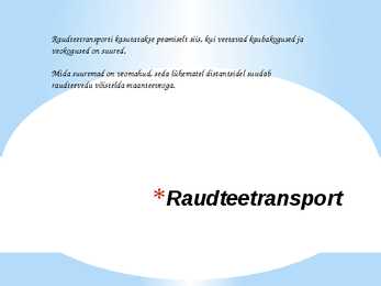 Raudteetransport #2