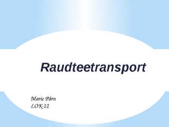 Raudteetransport