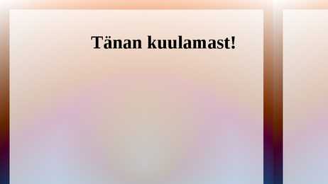 Raamatupidamise seadus #8