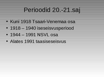 Eesti majanduse üldiseloomustus #2