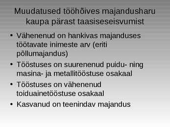 Eesti majanduse üldiseloomustus #9