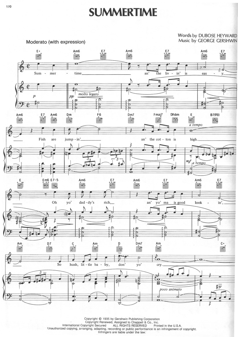 Гершвин ноты. George gershwin summertime ноты. Summertime george gershwin ноты для фортепиано. Summertime ella fitzgerald ноты. Гершвин ноты.